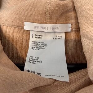 Helmut Lang Cropped Hoodie | Tan | Women’s L / Men’s S
